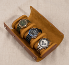 Coffret 3 montres Marron